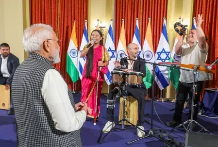 दिव्यांगों की प्रस्तुति ने जीता पीएम मोदी का दिल, 'आई लव माई इंडिया' बना भारत-इजरायल संबंधों का प्रतीक