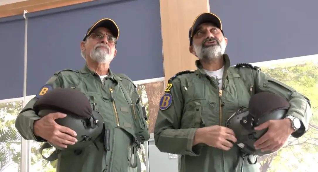 IAF chief A.P. Singh completes final Kiran sortie with first flying instructor