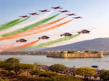 How Did IAF Surya Kiran and Sarang Teams Engage with Jaipur Youth Before the Air Show?
