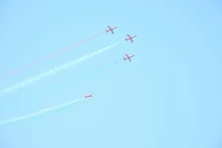 Did the IAF's Surya Kiran Aerobatic Team Dazzle Gujarat's Mehsana Skies?