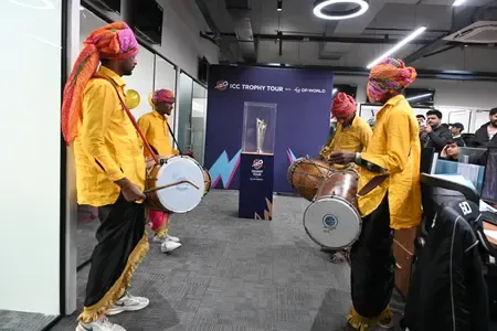 How did IANS Celebrate the Arrival of the ICC Men’s T20 World Cup 2026 Trophy?