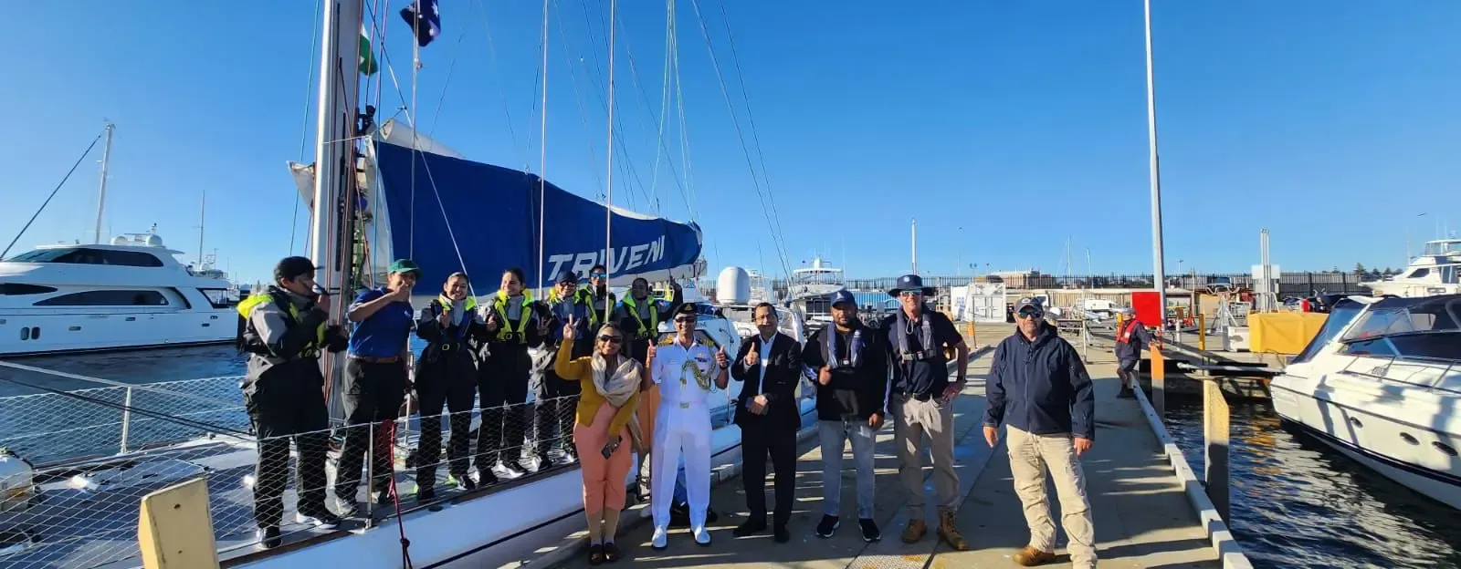 Did the IASV Triveni, India's All-Women Tri-Service Sailing Vessel, Reach Australia?