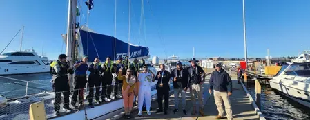 Did the IASV Triveni, India's All-Women Tri-Service Sailing Vessel, Reach Australia?