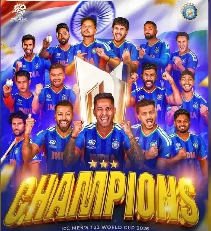 आईसीसी टी20 वर्ल्ड कप 2026: टीम इंडिया की ऐतिहासिक जीत पर सितारों की बधाई