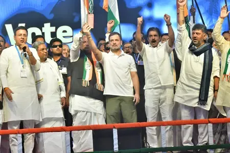 What Warning Did LoP Gandhi Issue to ECI Regarding 'One Man, One Vote'?