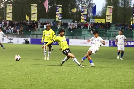 Chanmari FC Triumphs 2-1 Over Real Kashmir in IFL 2025-26