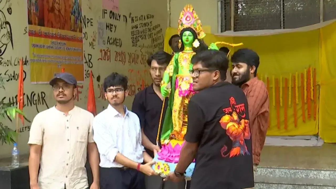 Students Celebrate Ram Navami at Jadavpur University Despite Permission Denial