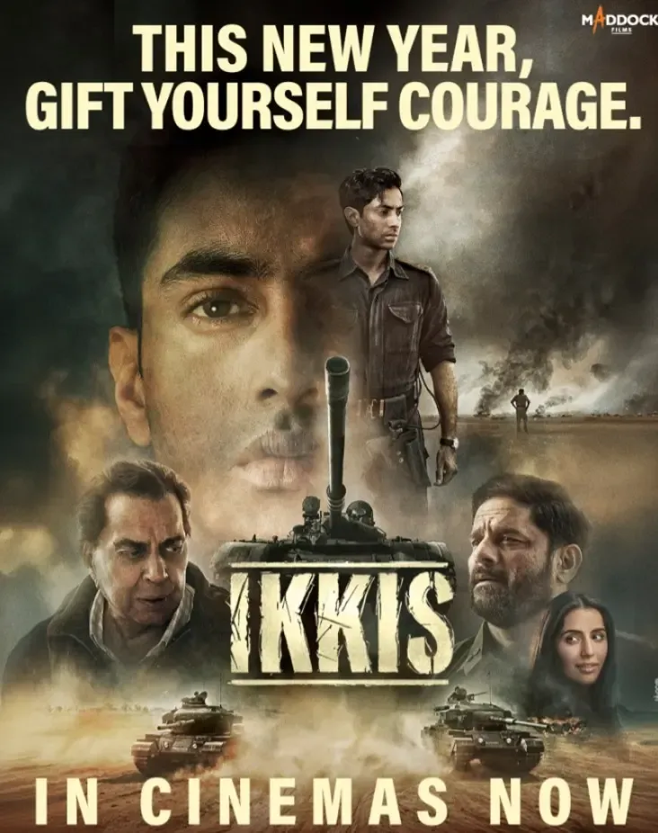 Is 'Ikkis' a Heartfelt War Drama Starring Dharmendra and Jaideep Ahlawat?