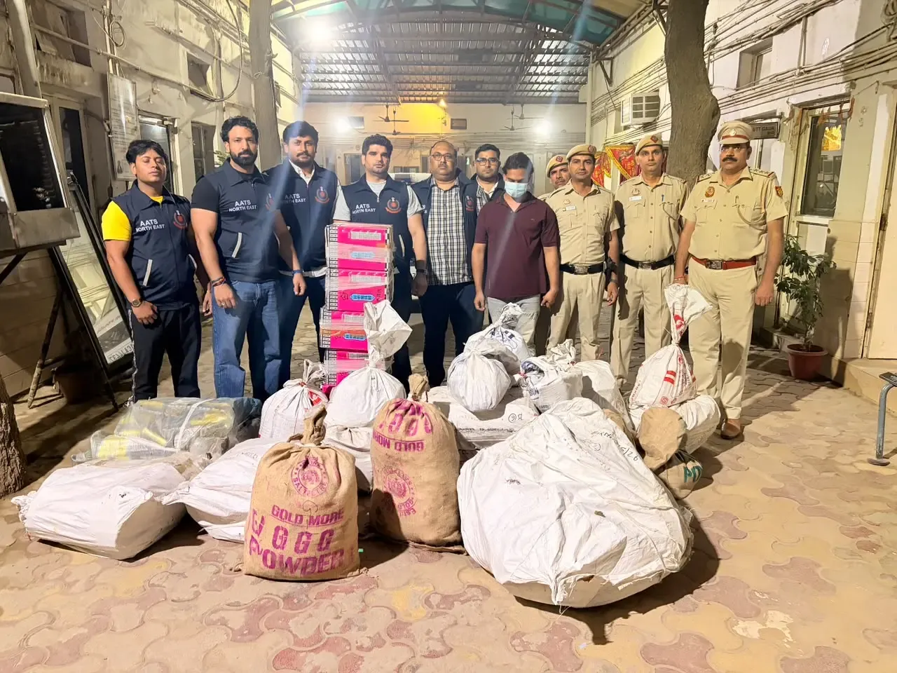 Delhi Police seize 567 kg illegal firecrackers in Harsh Vihar ahead of Diwali