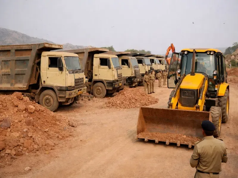 Has Rajasthan Cracked Down on Illegal Mining? Rs 7.13 Cr Recovered in Just Two Weeks!