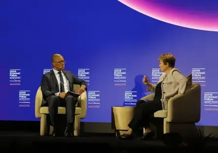 IMF chief warns of stubborn inflation, AI investment risks amid global resilience