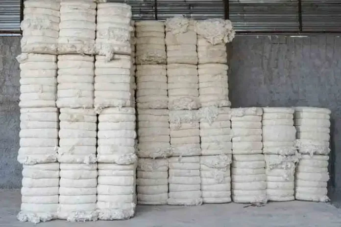 How has the exemption of import duty on cotton benefited the textiles industry?