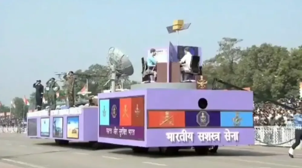 Historic Tri-Services Tableau Unveiled at Republic Day