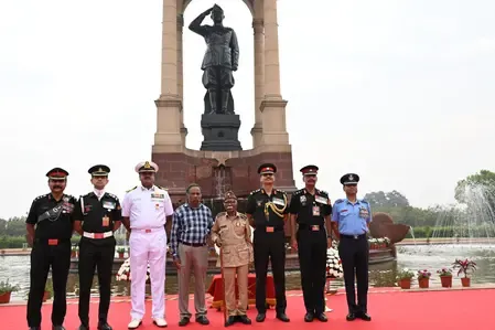 INA Veteran Celebrates His Centenary with Tributes at National War Memorial