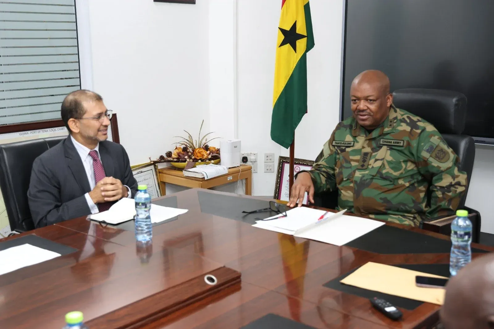 India-Ghana maritime cooperation: Surinder Bhagat meets GPHA chief