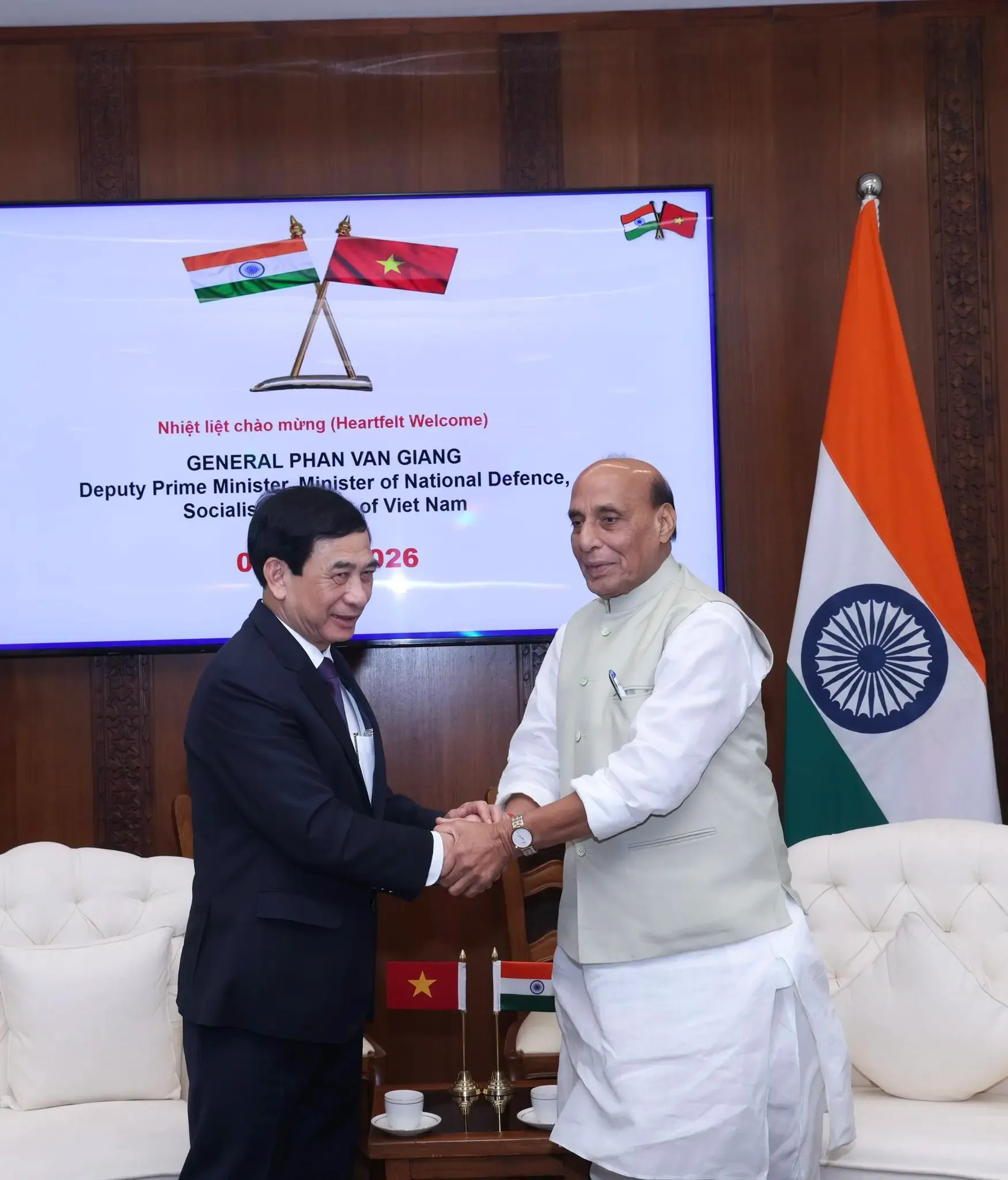 Rajnath Singh, Vietnam's Gen Phan Van Giang meet to deepen defence ties
