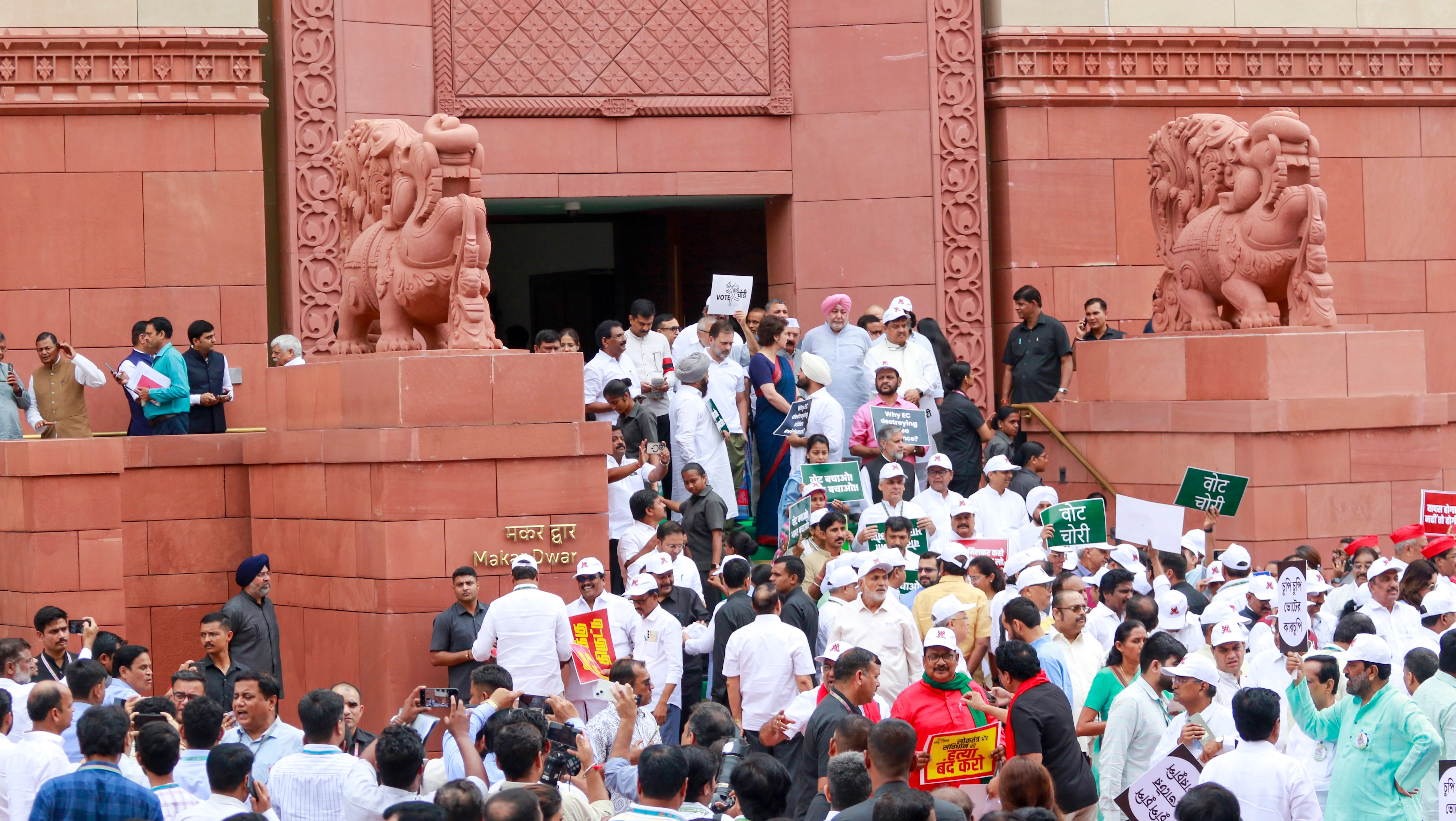 Why Are INDIA Bloc Leaders Protesting at the ECI?