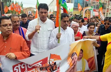Tripura CM Manik Saha: INDIA bloc targeting constitutional bodies to mislead voters