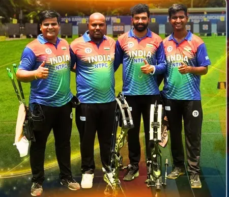 India Secures Double Bronze at Asia Cup Archery Stage I in Bangkok