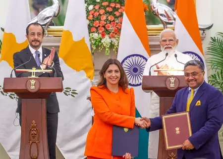 India-Cyprus elevate ties to strategic level, target defence and direct flights