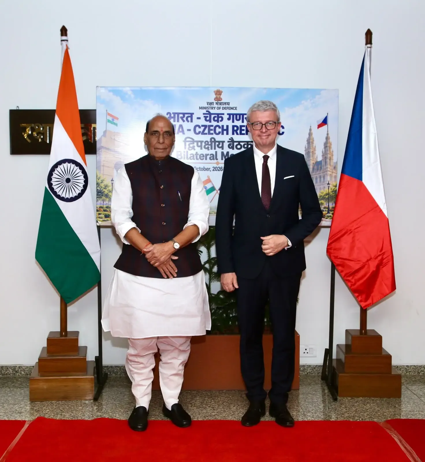Rajnath Singh, Czech Deputy PM review defence industrial ties, joint ventures