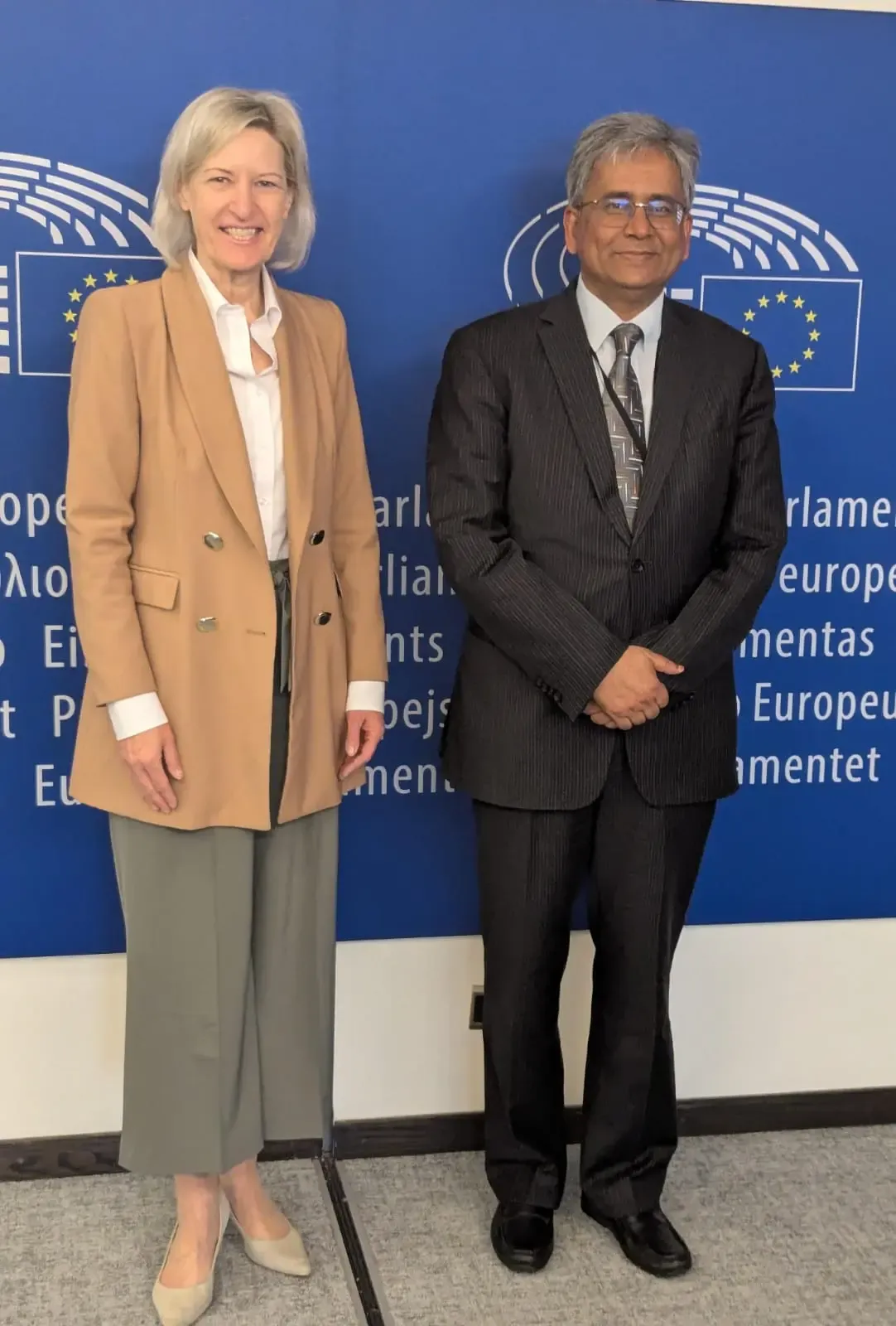 Strengthening Ties: Ambassador Saurabh Kumar Meets MEP Angelika Niebler