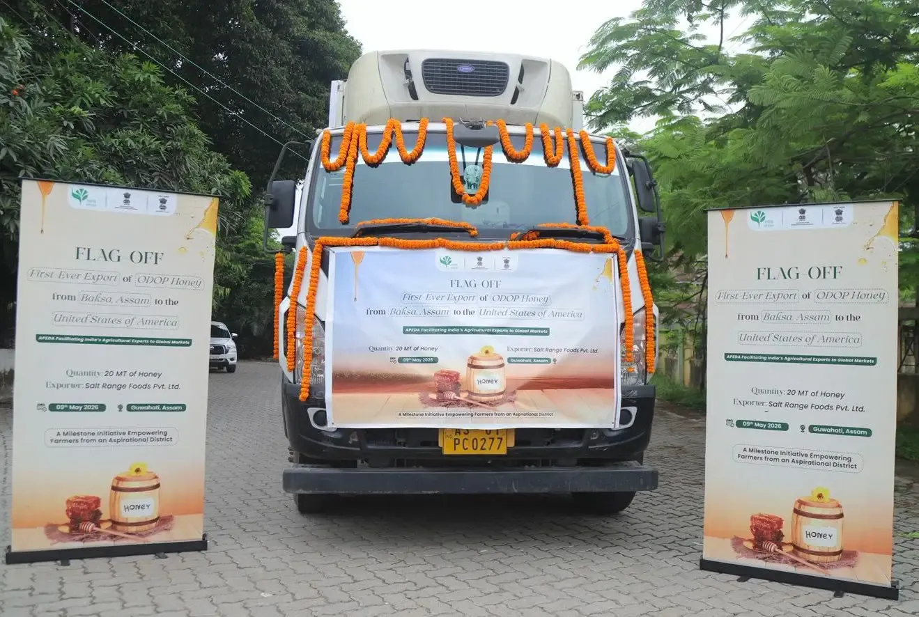 India exports first ODOP honey consignment from Assam's Baksa to US