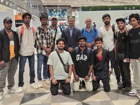 Nine Indian seafarers repatriated from Ghana by High Commission