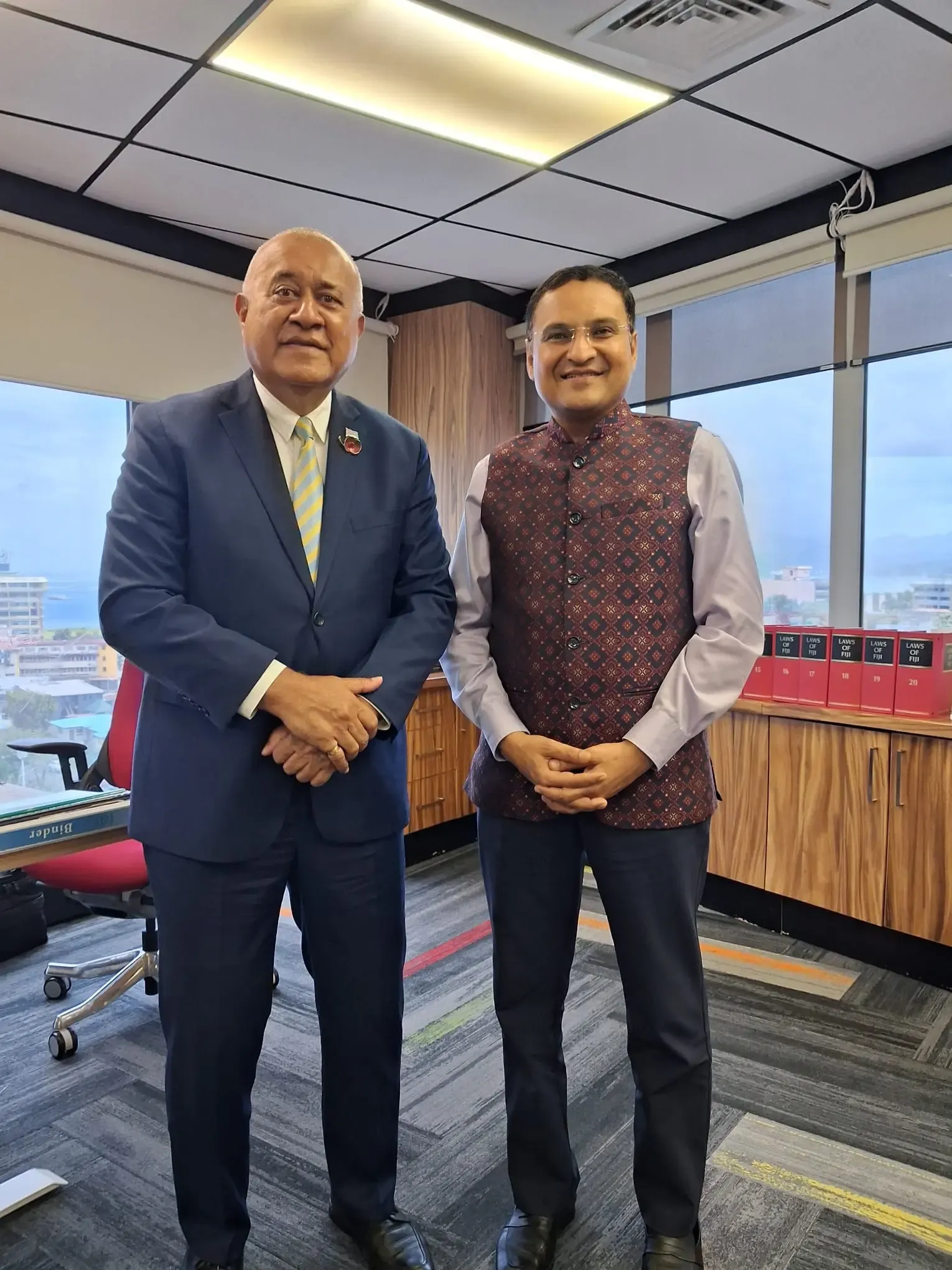 India, Fiji reaffirm bilateral ties with health, policing talks in Suva