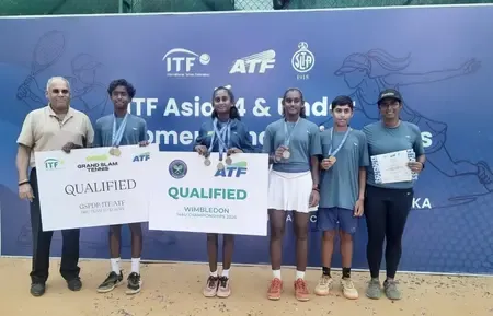 India Claims Runner-Up Spot at ITF Asia U-14 Championships; Srishti Kiran and Puneeth Manohar Qualify for Wimbledon U-14