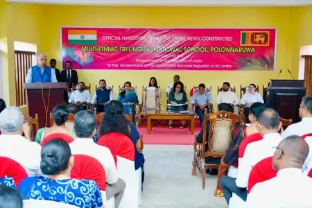 What is the Significance of India Handing Over a Multi-Ethnic Trilingual School to the Lankan Government?