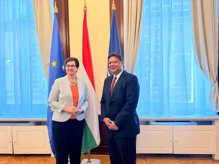 India-Hungary ties: Envoy Anshuman Gaur meets new State Secretary Klara Breuer