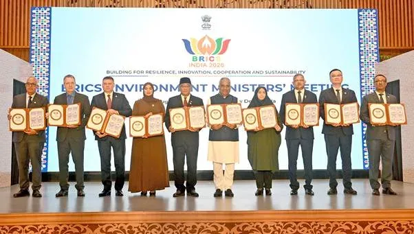 BRICS 2026: India chairs release of 4 sustainability compendiums on wildfires, circular economy
