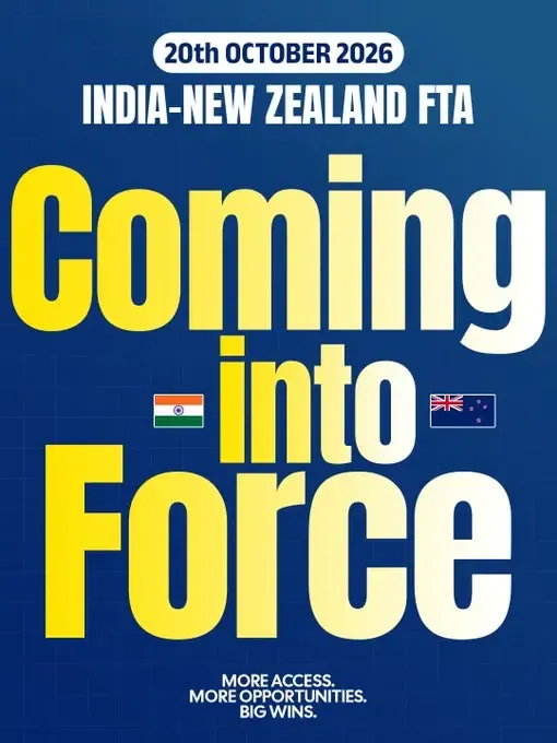 India-New Zealand FTA to take effect on October 20, Vijay Dashami: Piyush Goyal