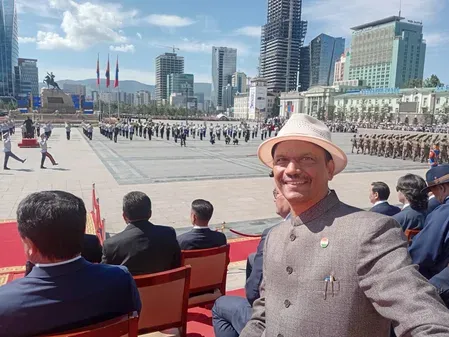 India's Ambassador joins Mongolia's Naadam 2026 celebrations in Ulaanbaatar