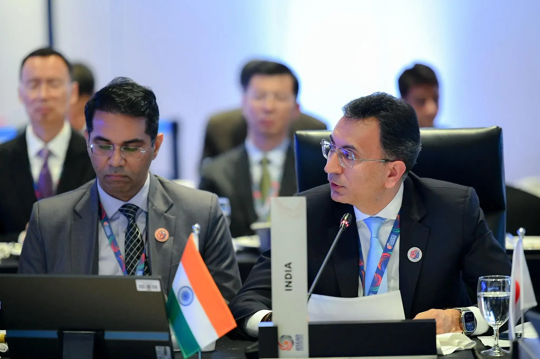 How is India reaffirming its commitment to ASEAN centrality at the East Asia Summit meeting?