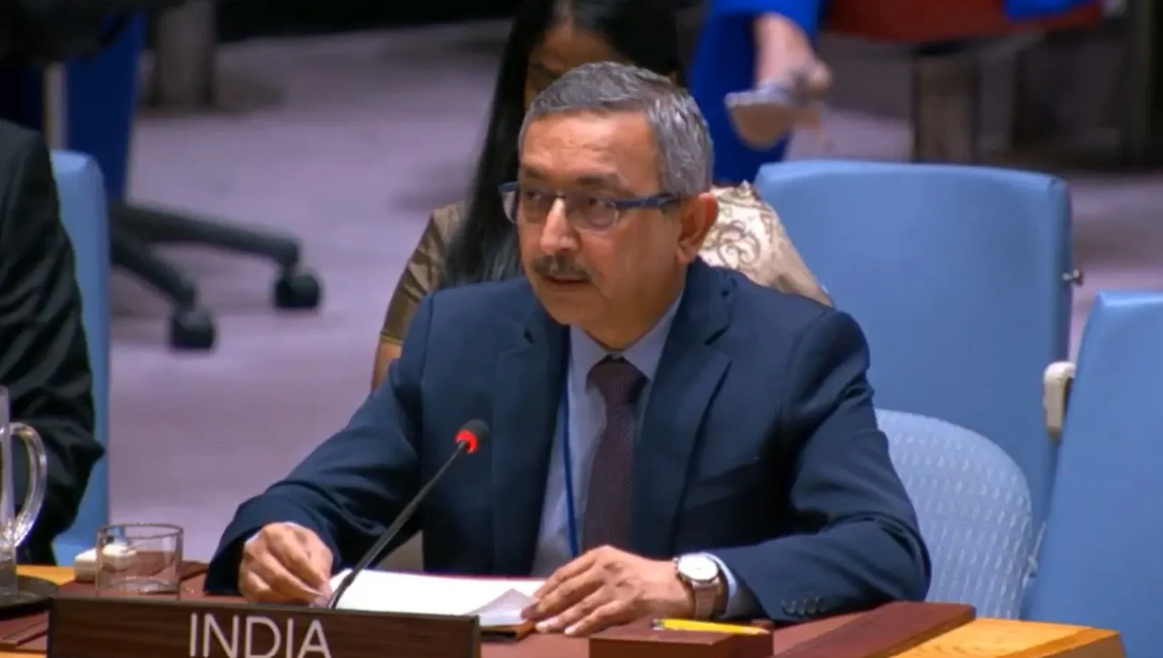 How is India reinforcing its commitment to a free maritime order at the UNSC?