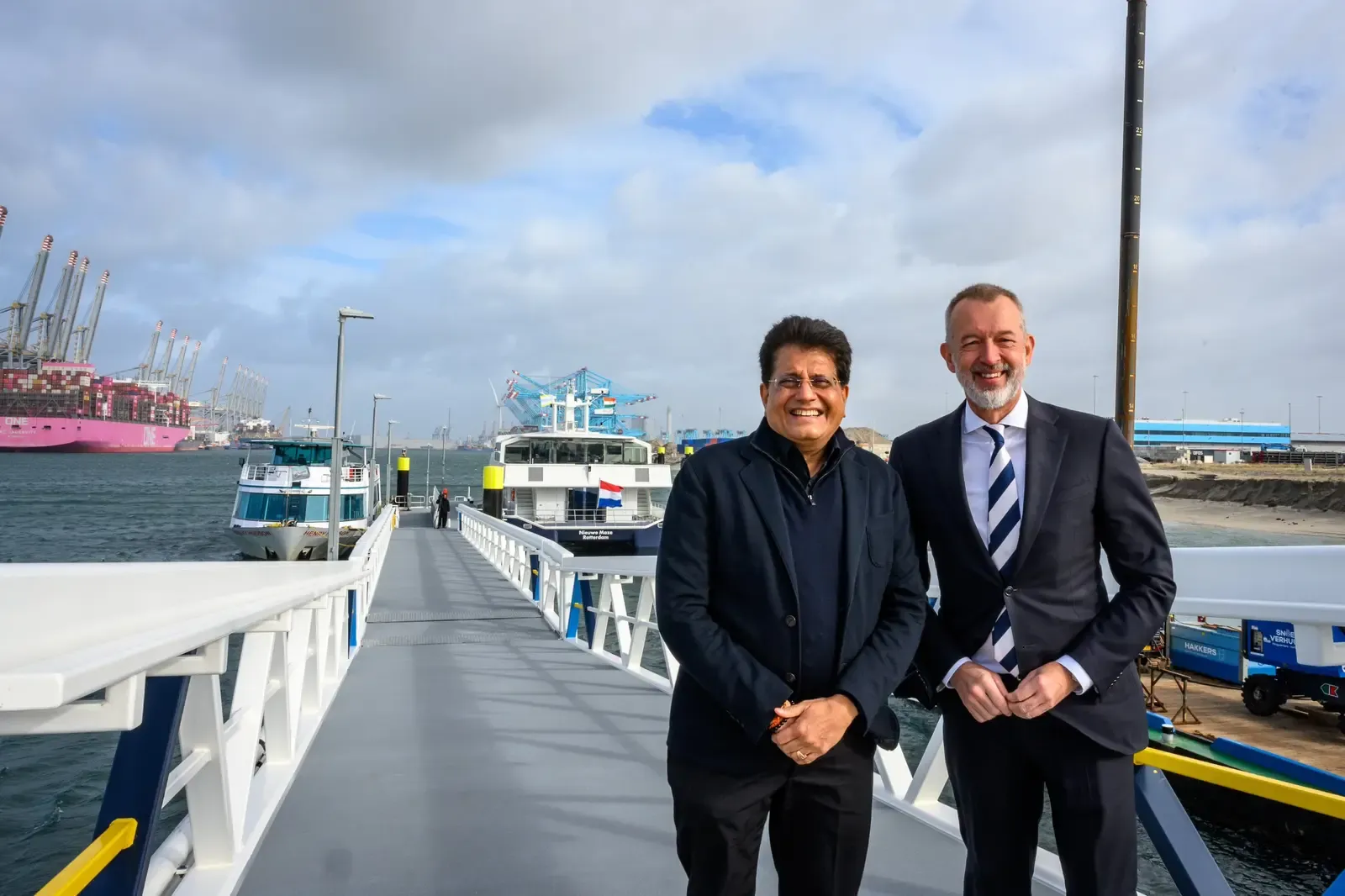 Piyush Goyal visits Rotterdam Port, pushes India-Netherlands trade and investment ties