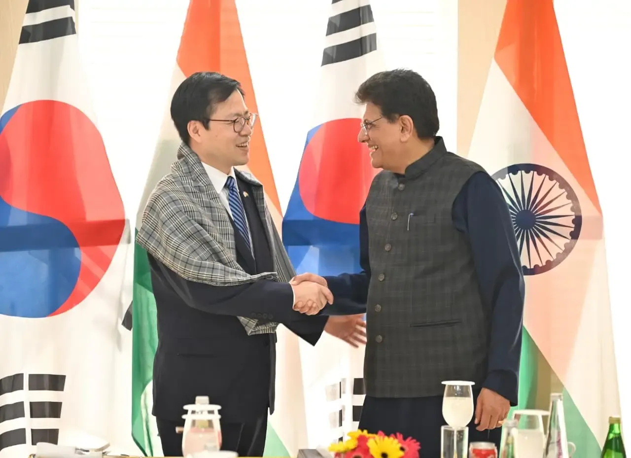 India and South Korea Engage in CEPA Upgrade Talks and Green Energy Collaboration