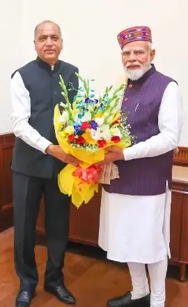 Jai Ram Thakur hails PM Modi on birthday, credits Centre for Himachal growth