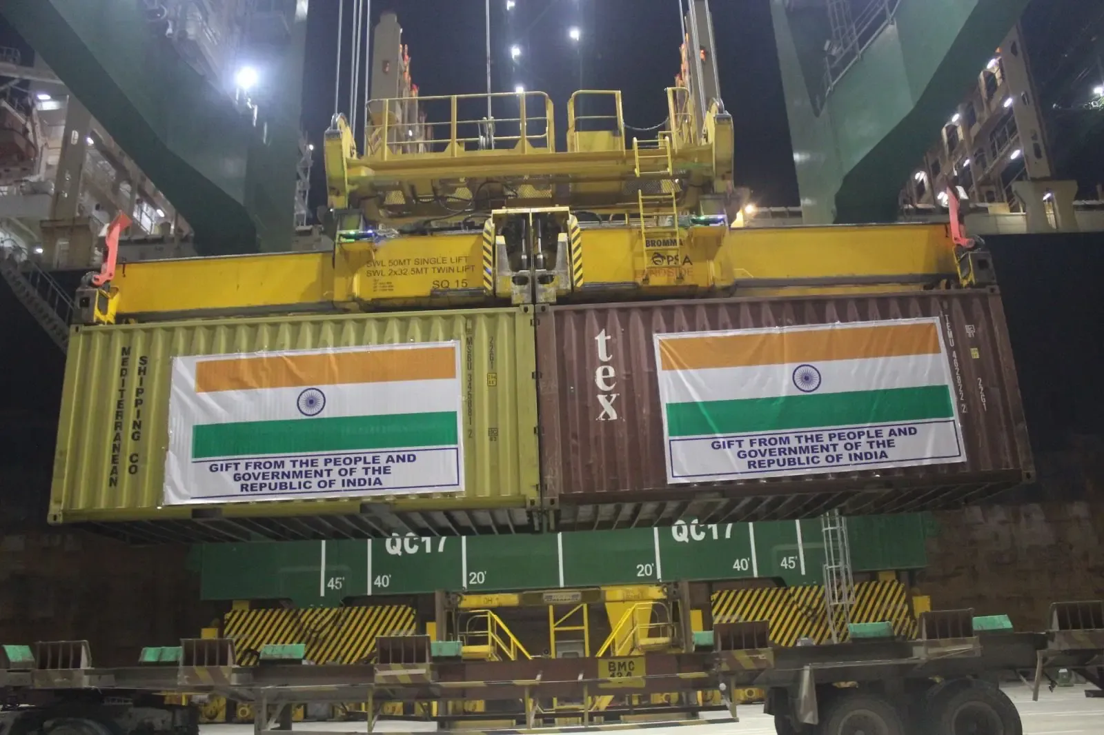 India Delivers 1,000 Metric Tonnes of Rice to Sierra Leone