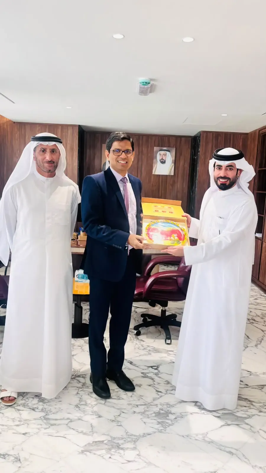 India-Sharjah trade talks: Consul General Reddy meets ports authority chief