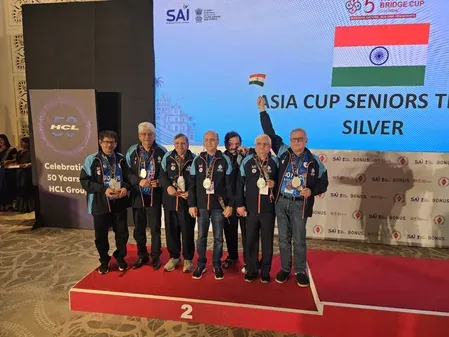 India win 4 medals at 5th Asia Cup Bridge Championships in Panaji