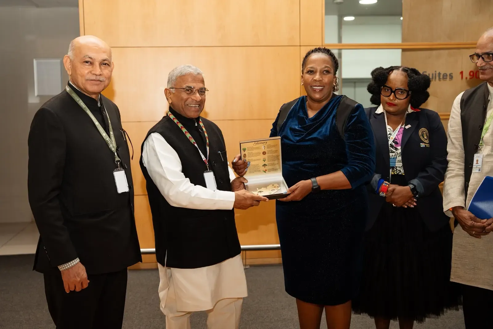 Harivansh Narayan Singh meets SA's NCOP Chair at 69th Commonwealth Parliamentary Conference