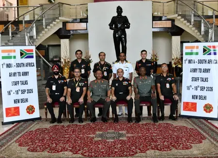 India-South Africa first Army Staff Talks held in New Delhi, 16–18 Sep 2026