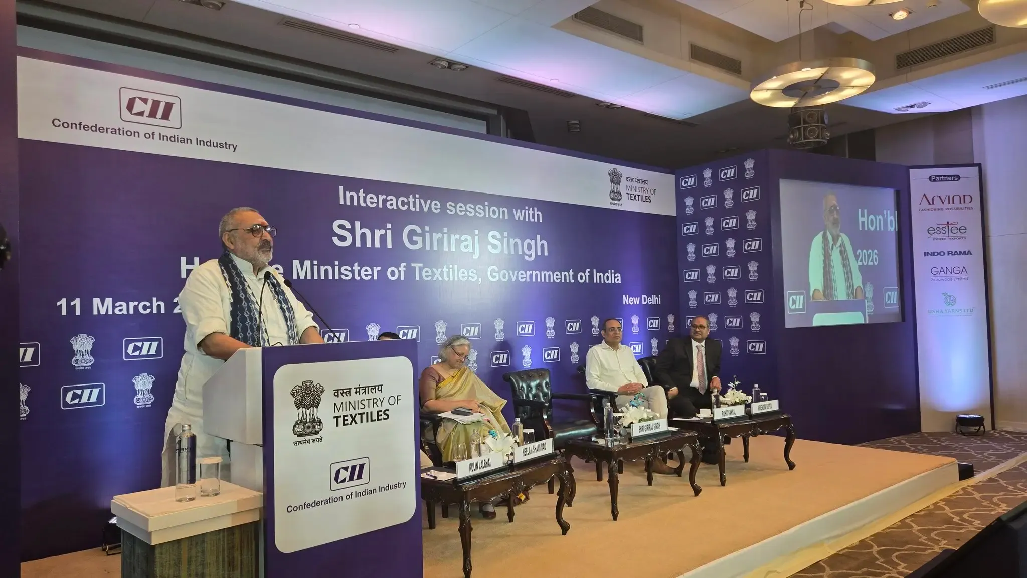 India Aims for $100 Billion Textile Exports by 2030-31, Says Giriraj Singh