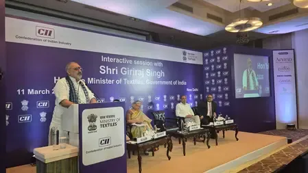India Aims for $100 Billion Textile Exports by 2030-31, Says Giriraj Singh