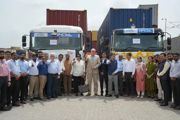 India-UK CETA: Ahmedabad's first shipment flagged off from Sanand ICD