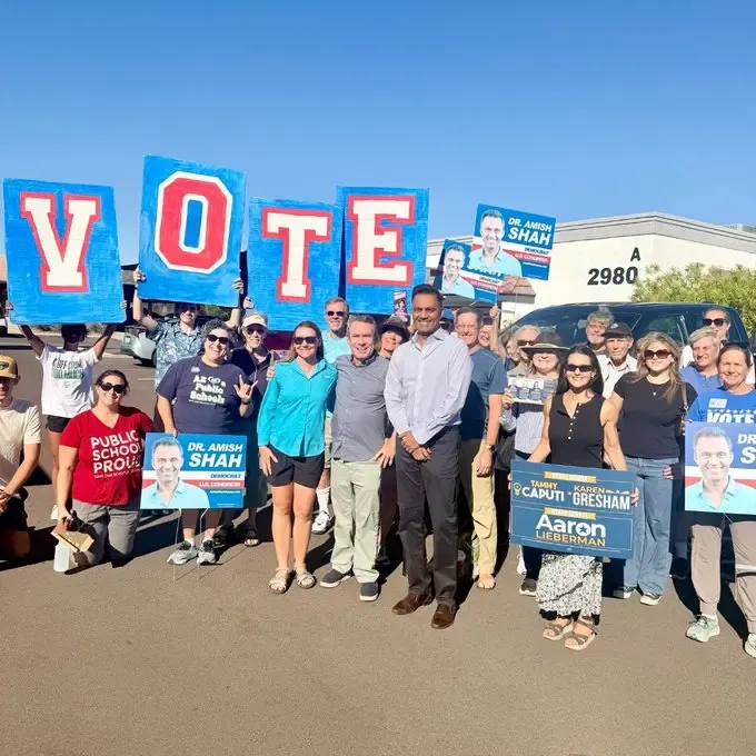 Amish Shah vs Jay Feely: Arizona's CD-1 swing seat draws Trump's full weight