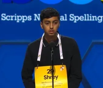 Shrey Parikh wins 2026 Scripps Spelling Bee with record 32-word spell-off